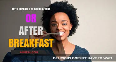 The Best Time to Brush: Before or After Breakfast?