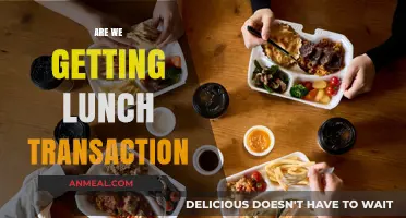 Exploring the Dynamics of Lunch Transactions in Modern Society