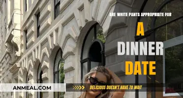 White Pants on a Dinner Date: Stylish Choice or Fashion Faux Pas?