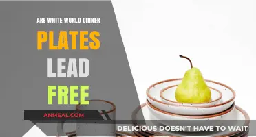 Are White World Dinner Plates Lead-Free? Safety and Health Concerns