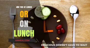 Clarifying Lunchtime Jargon: 'At Lunch' vs. 'On Lunch