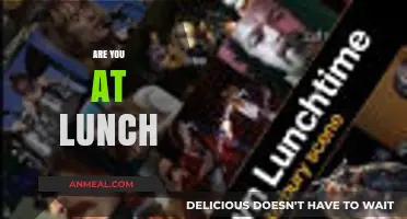 Exploring Midday Meals: Are You at Lunch?