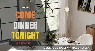 Are You Coming for Dinner Tonight? Let’s Plan the Perfect Evening!