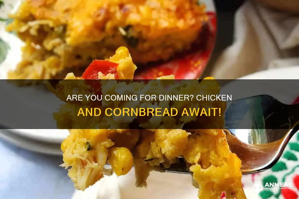 are you coming dinner chicken cornbread