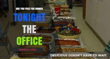 Dinner Plans at the Office: Are You Free Tonight?
