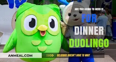 Duolingo's Dinner Dilemma: Do You Really Need It Tonight?