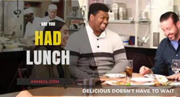 Savoring Midday: A Casual Chat Over Lunch