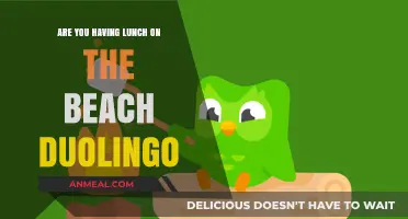 Savoring Languages: Beachside Lunch with Duolingo