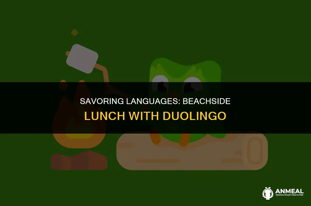 are you having lunch on the beach duolingo