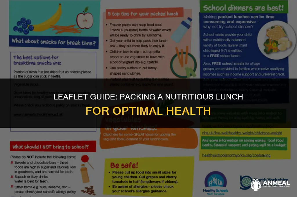 are you packing a healthy lunch leaflet