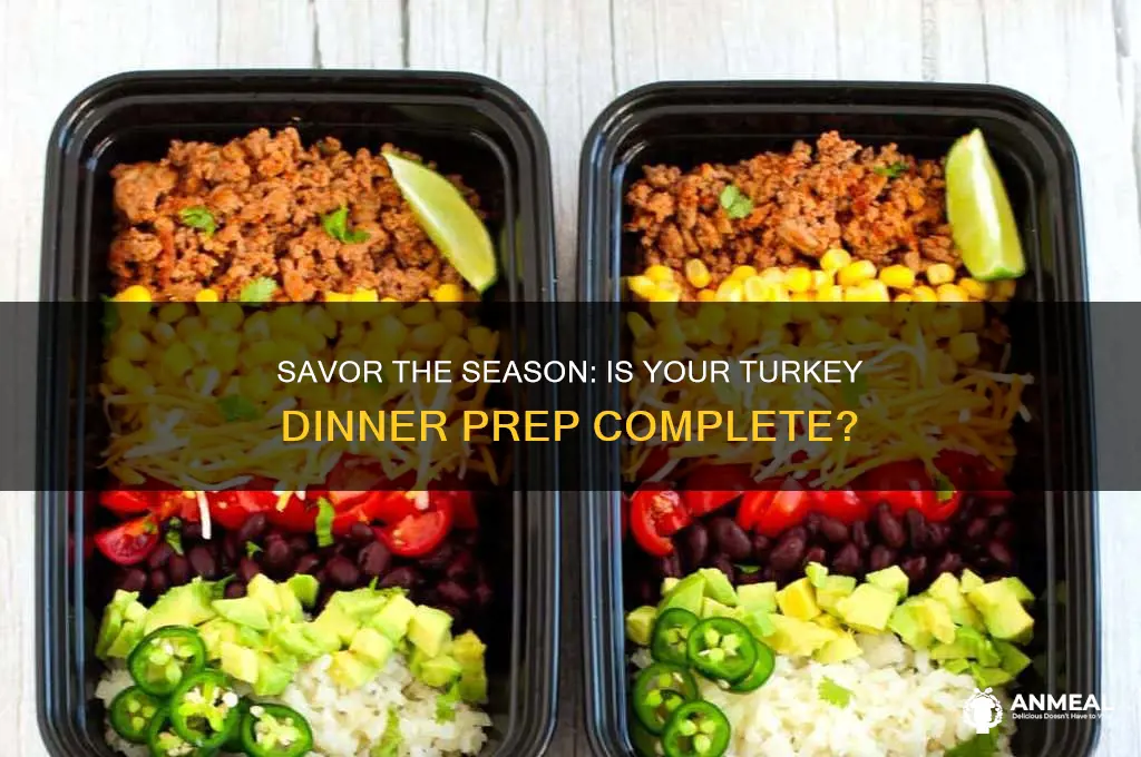are you ready for your turkey dinner