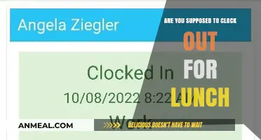 Lunch Break Logistics: To Clock Out or Not?