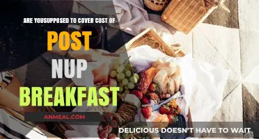 Who Pays for the Post-Nup Breakfast?