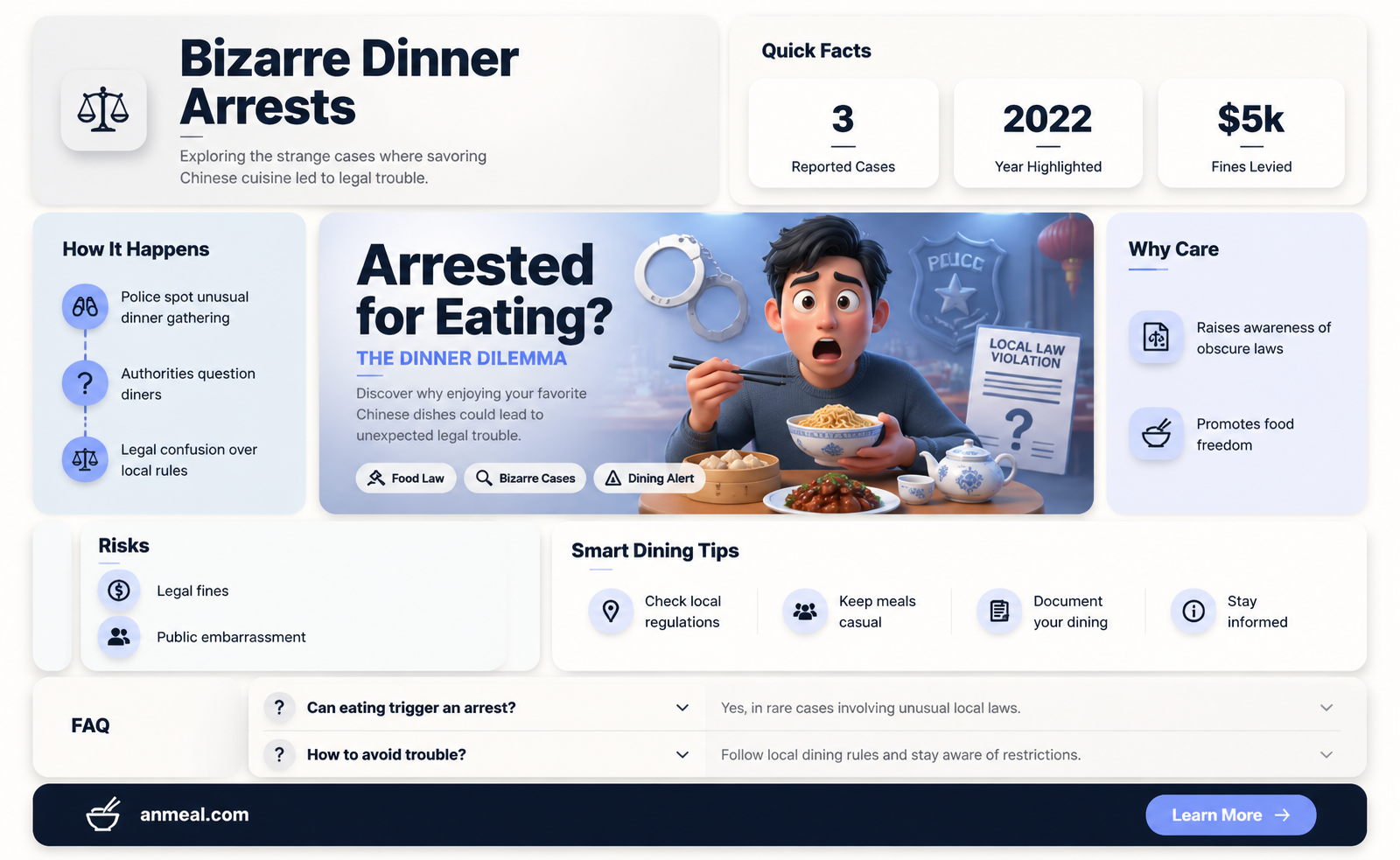 am i being arrested for enjoying a suculent chinese dinner