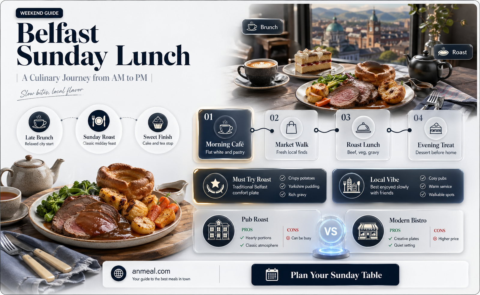 am pm belfast sunday lunch
