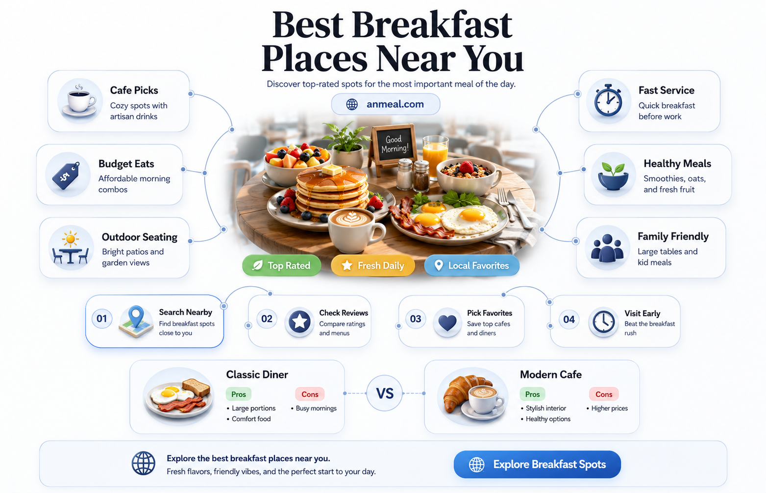 are there any breakfast places around here