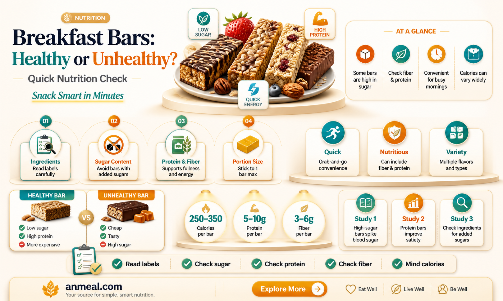 are breakfast bars bad for you