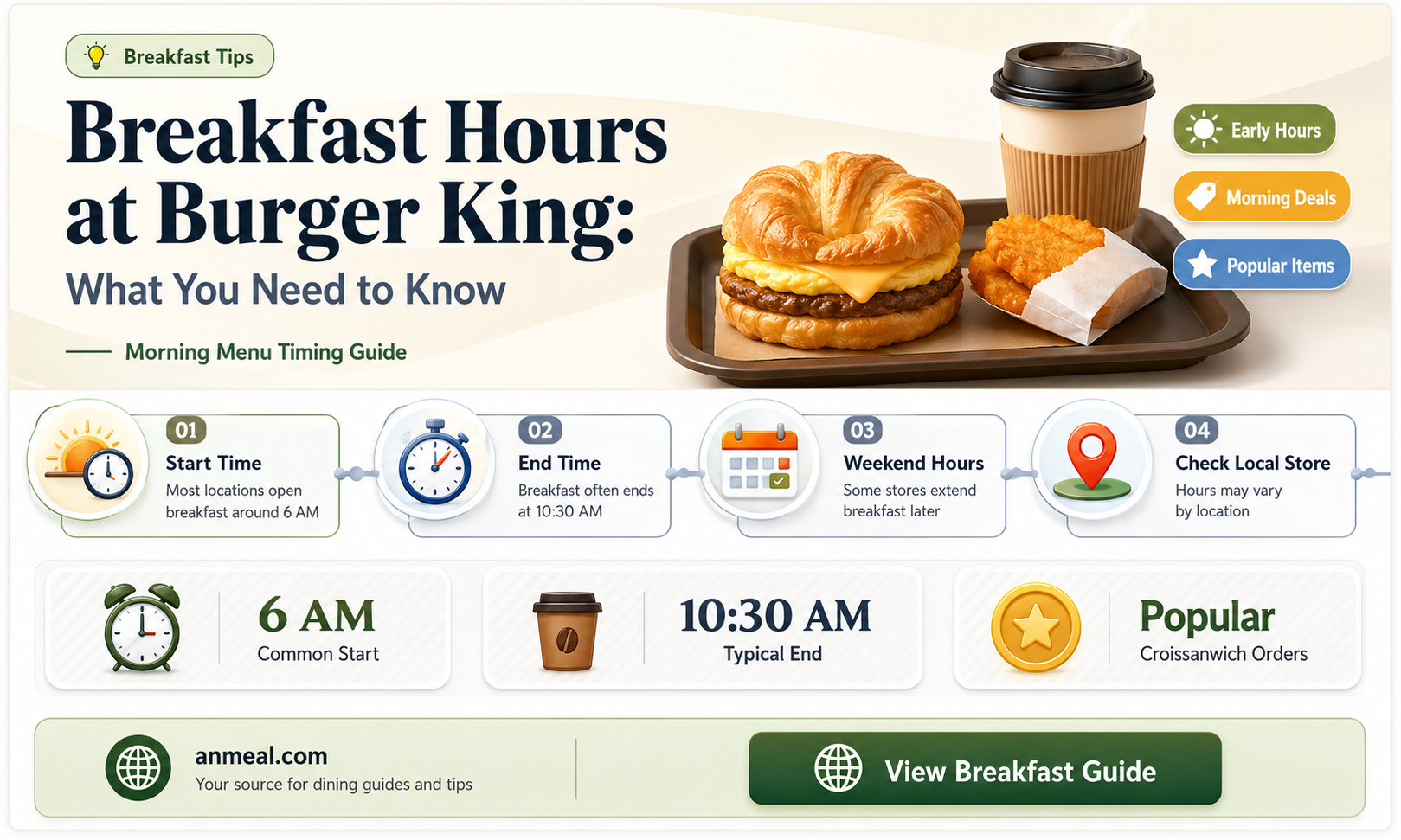 are there breakfast only hours at nurger king