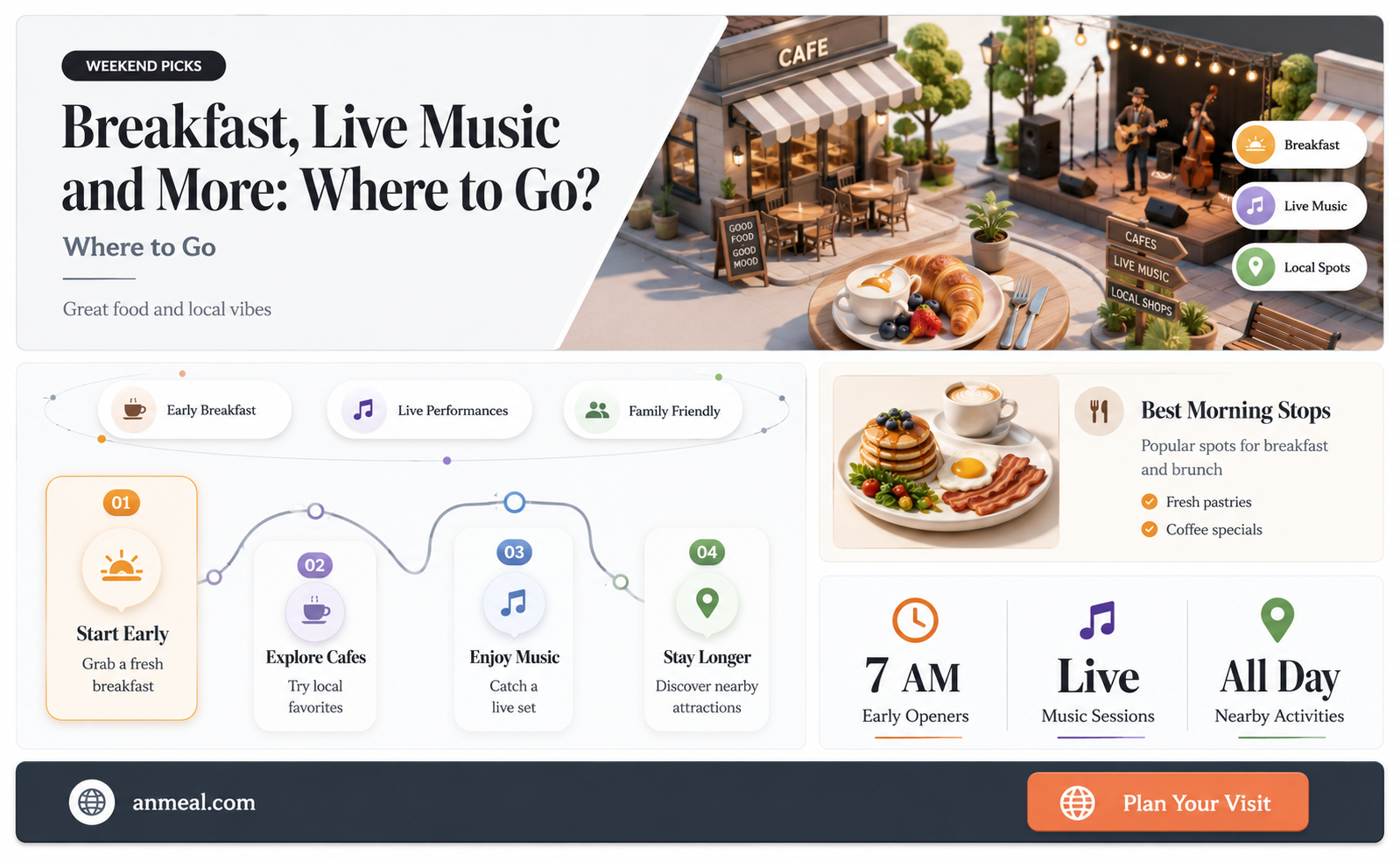 are there any breakfast places with live music
