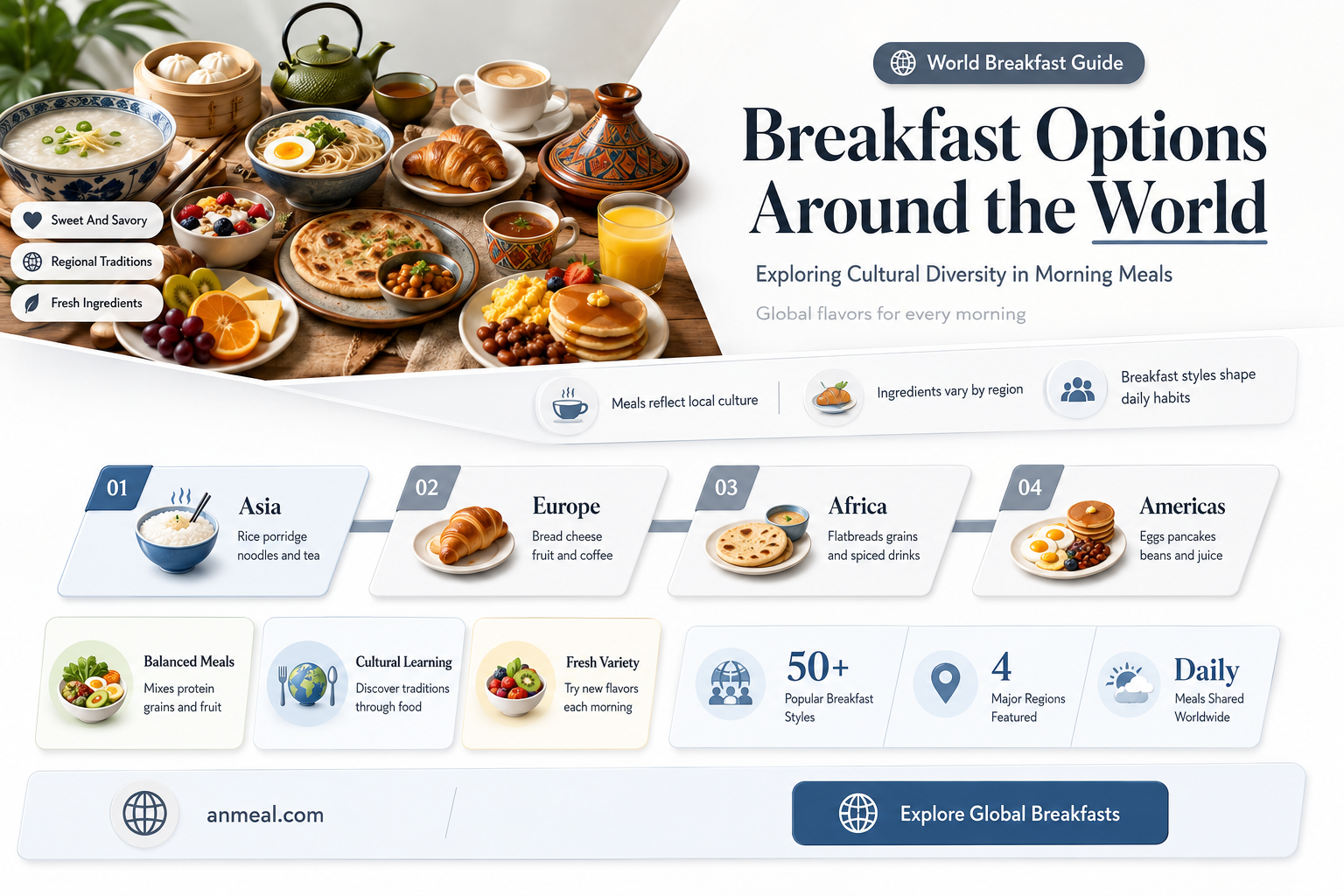 are there any significant differences in the breakfast options