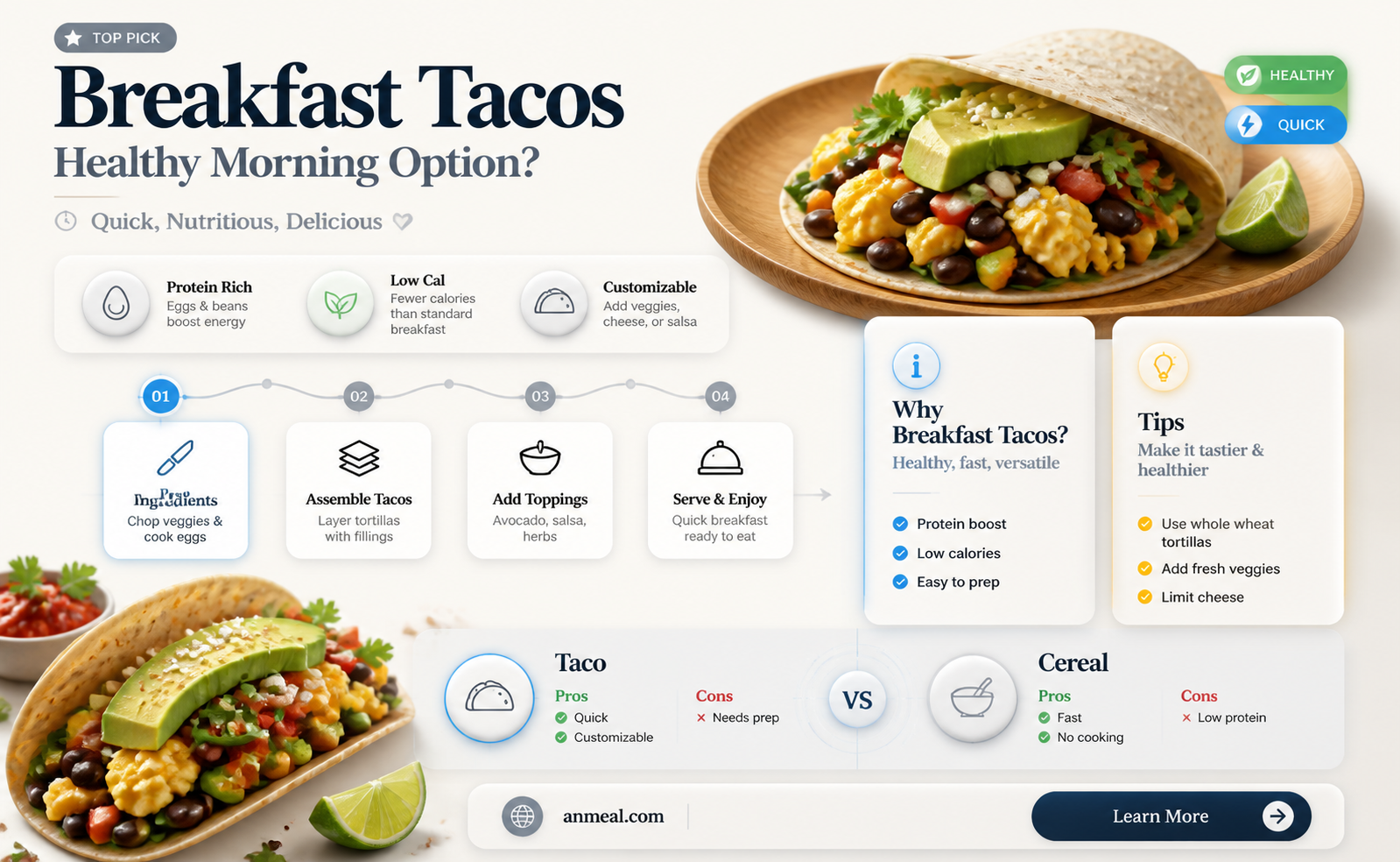 are breakfast tacos bad for you