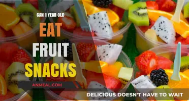 Tiny Tots and Fruit Delights: Snacking Safely at One Year Old