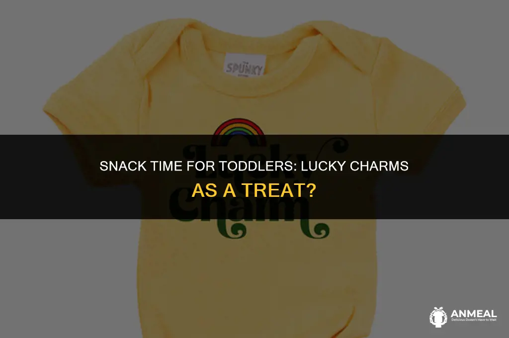 can 1 year old eat lucky charms as a snack