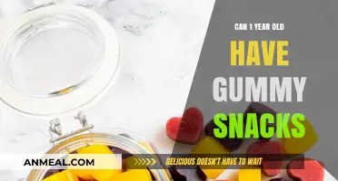 Tiny Tots' Treats: Are Gummy Snacks Safe for 1-Year-Olds?