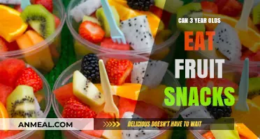 Tiny Tots and Fruit Delights: Snacking Safely at Age Three