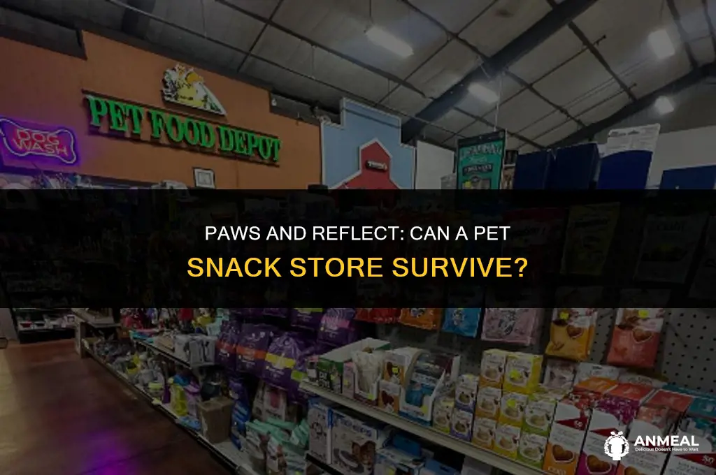 can a pet snack store survive