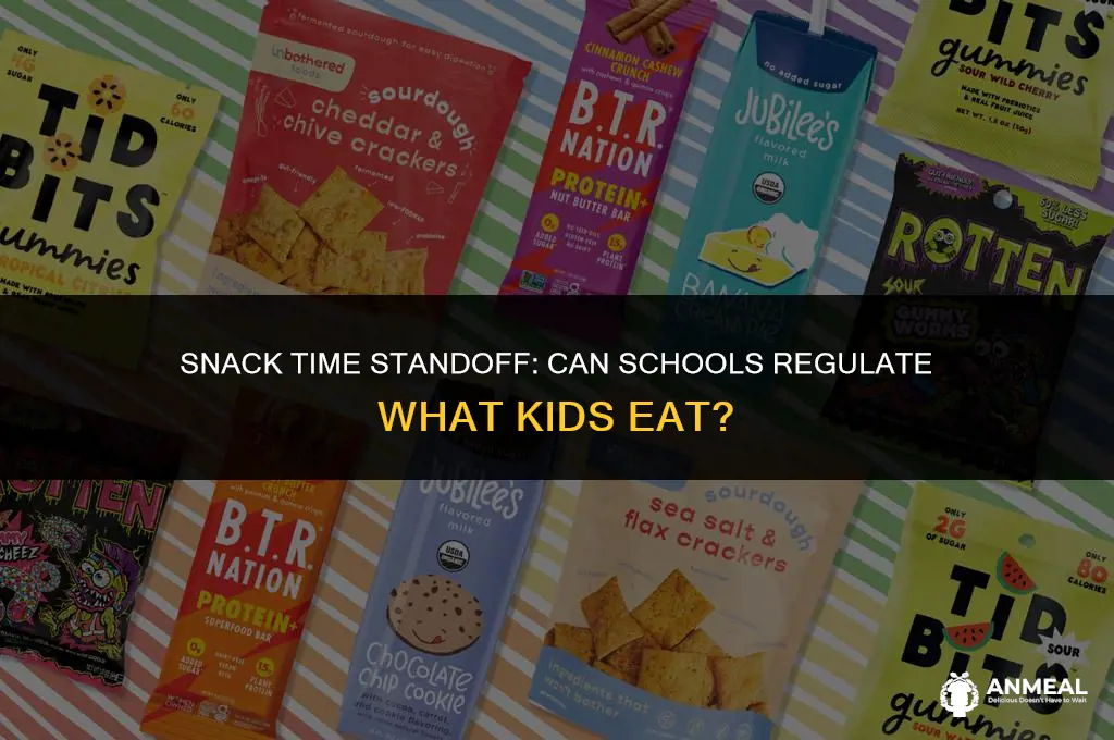 can a school keep a child from eating snack