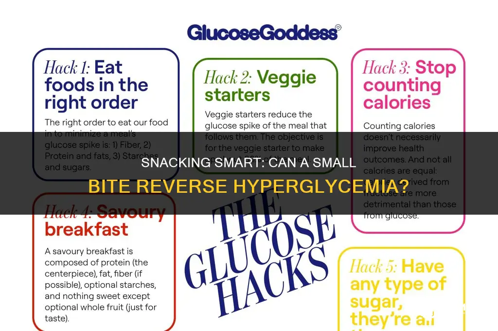 can a small snack reverse hyperglycemia