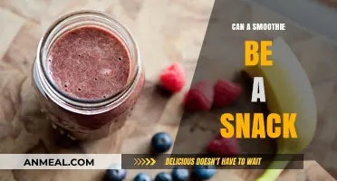 Blending Nutrition: Can a Smoothie Truly Satisfy as a Snack?