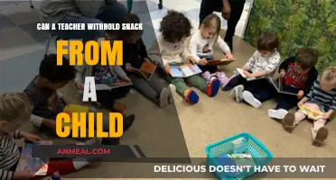 Snack Time Controversies: Can Teachers Withhold Food from Students?
