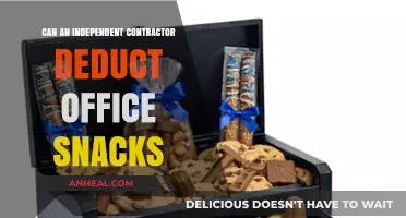 Snack Time or Tax Time? Independent Contractors and Office Expenses