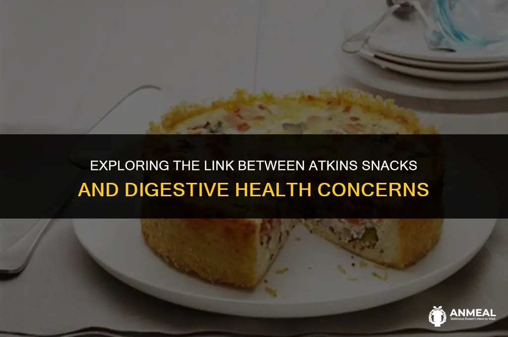 can atkins snacks cause anal leakage