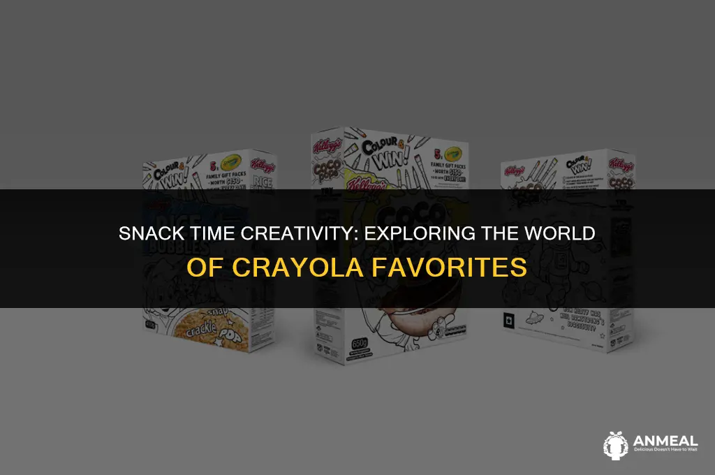 can bring snacks crayola favtory