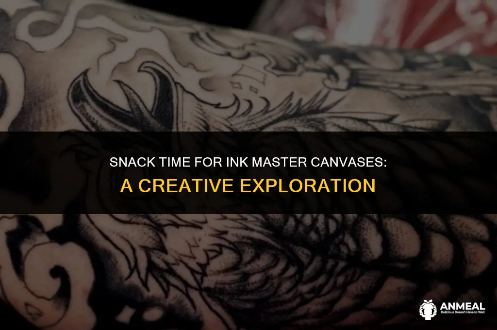 can canvases on ink master eat a snack