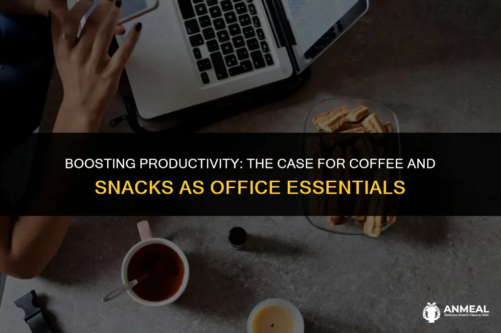 can coffee and snacks be marked as office supplies