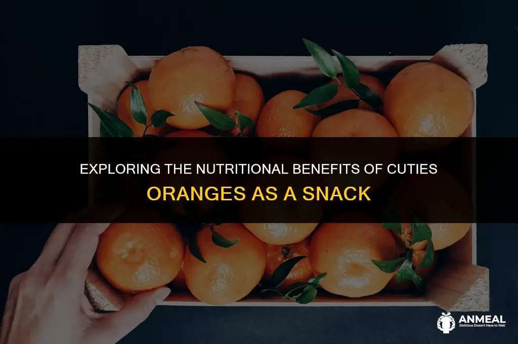 can cuties oreganes be a good snack
