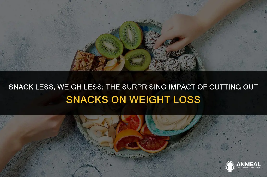 can cutting out snacks make you lose weight