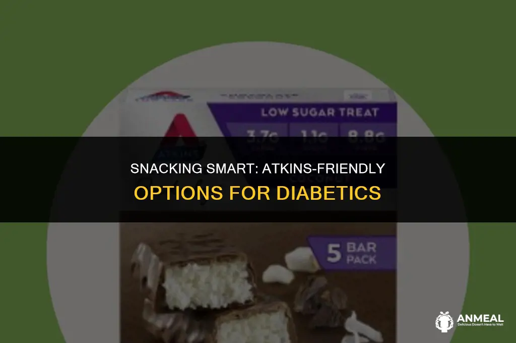 can diabetics eat atkins snacks