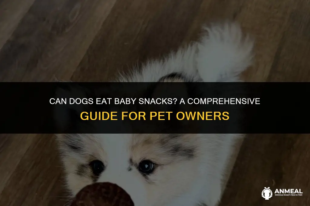 can dogs eat baby snacks