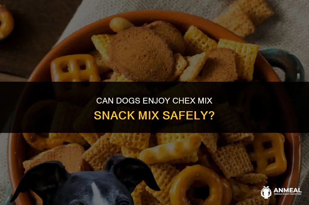 can dogs eat chex mix snack mix