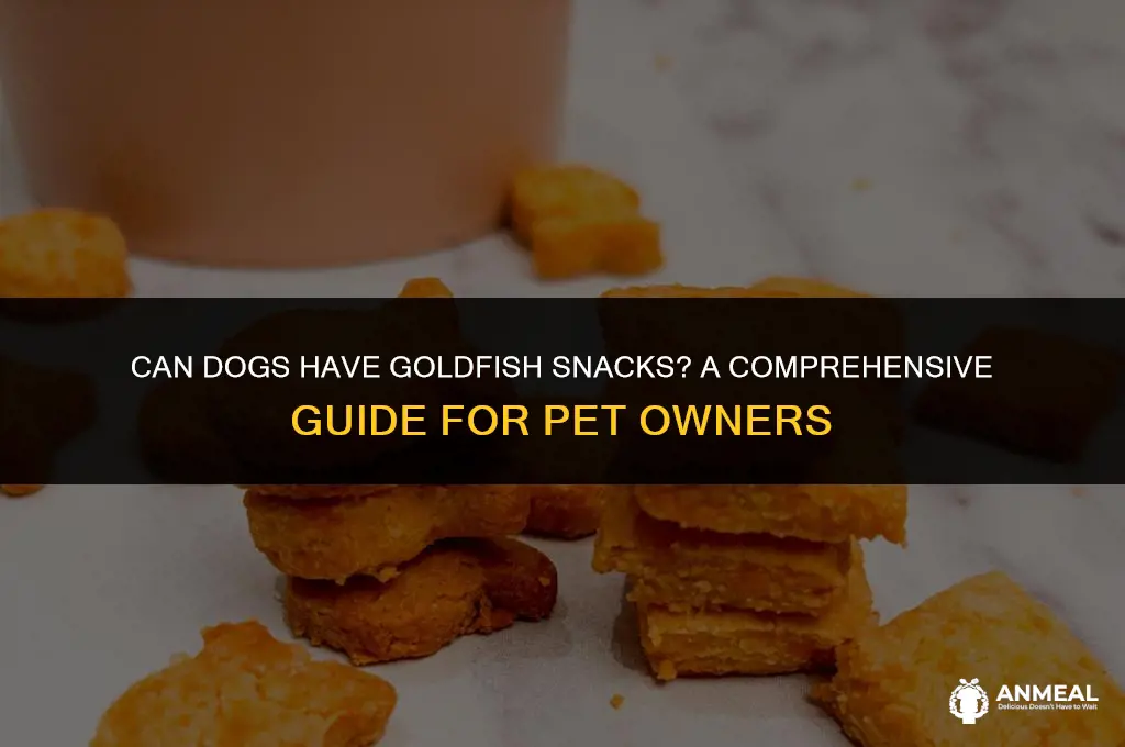 can dogs have goldfish snacks