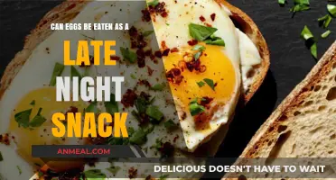 Savoring Eggs: A Nutritious Late-Night Snack Option