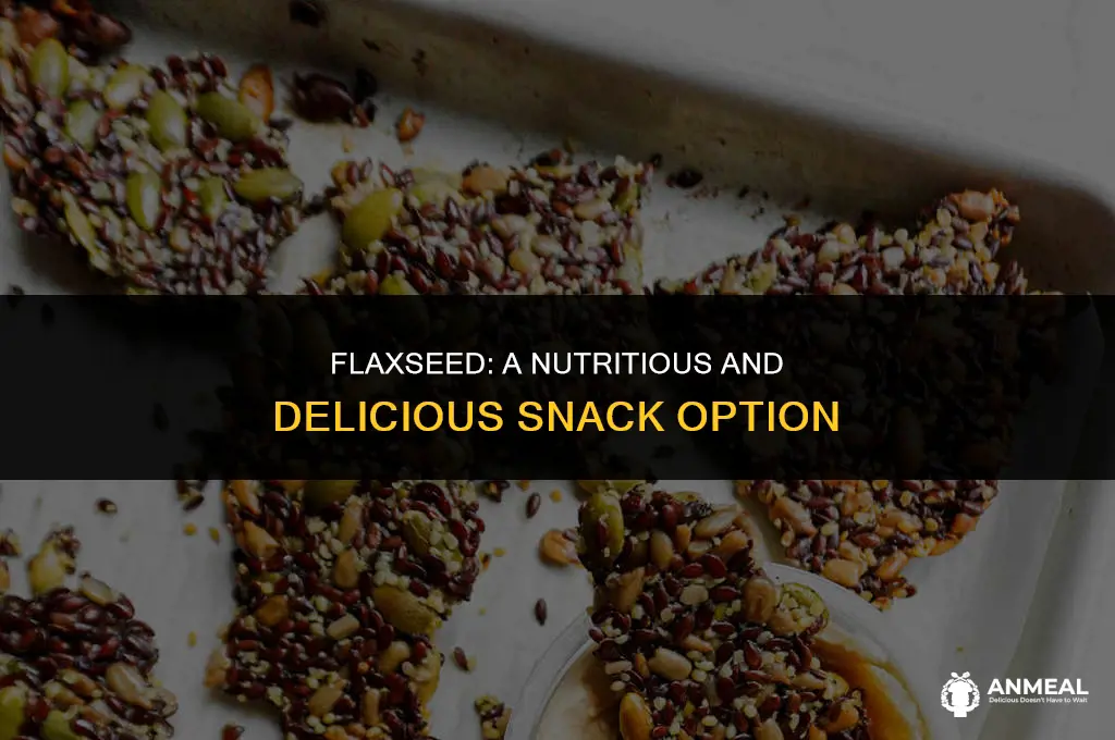 can flax seed be snack food