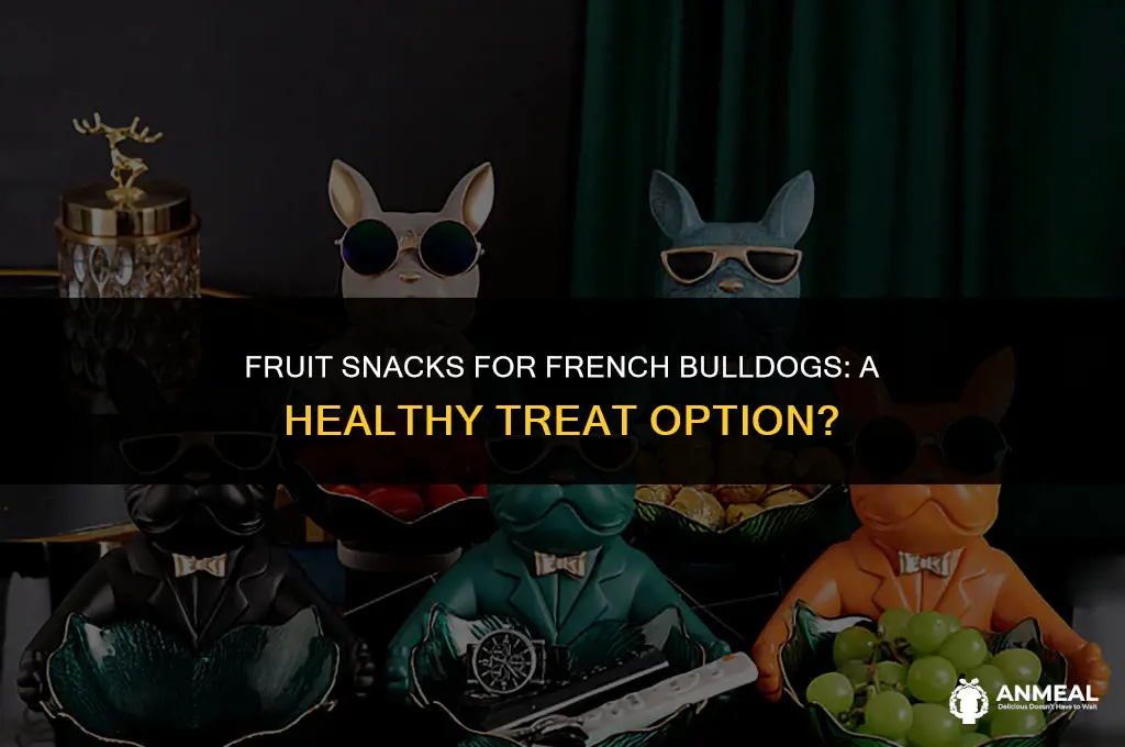 can french bulldogs have fruit snacks