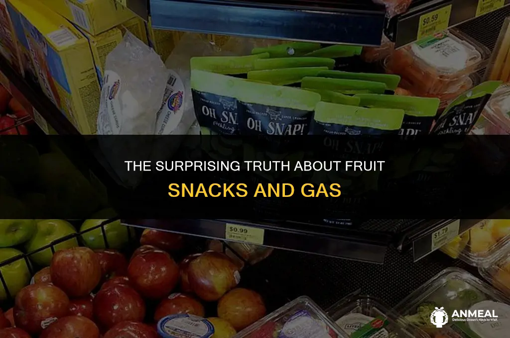 can fruit snacks give you gas
