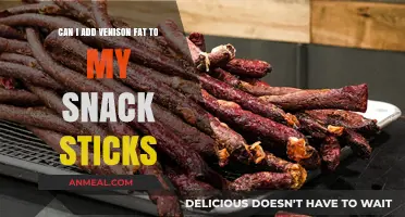 Venison Fat Snack Sticks: A Tasty and Nutritious Addition?